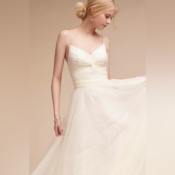 Wedding Dress - BHLDN Tinsley Dress Ivory Style #42111526 (Size 8) - Picture 2 of 11